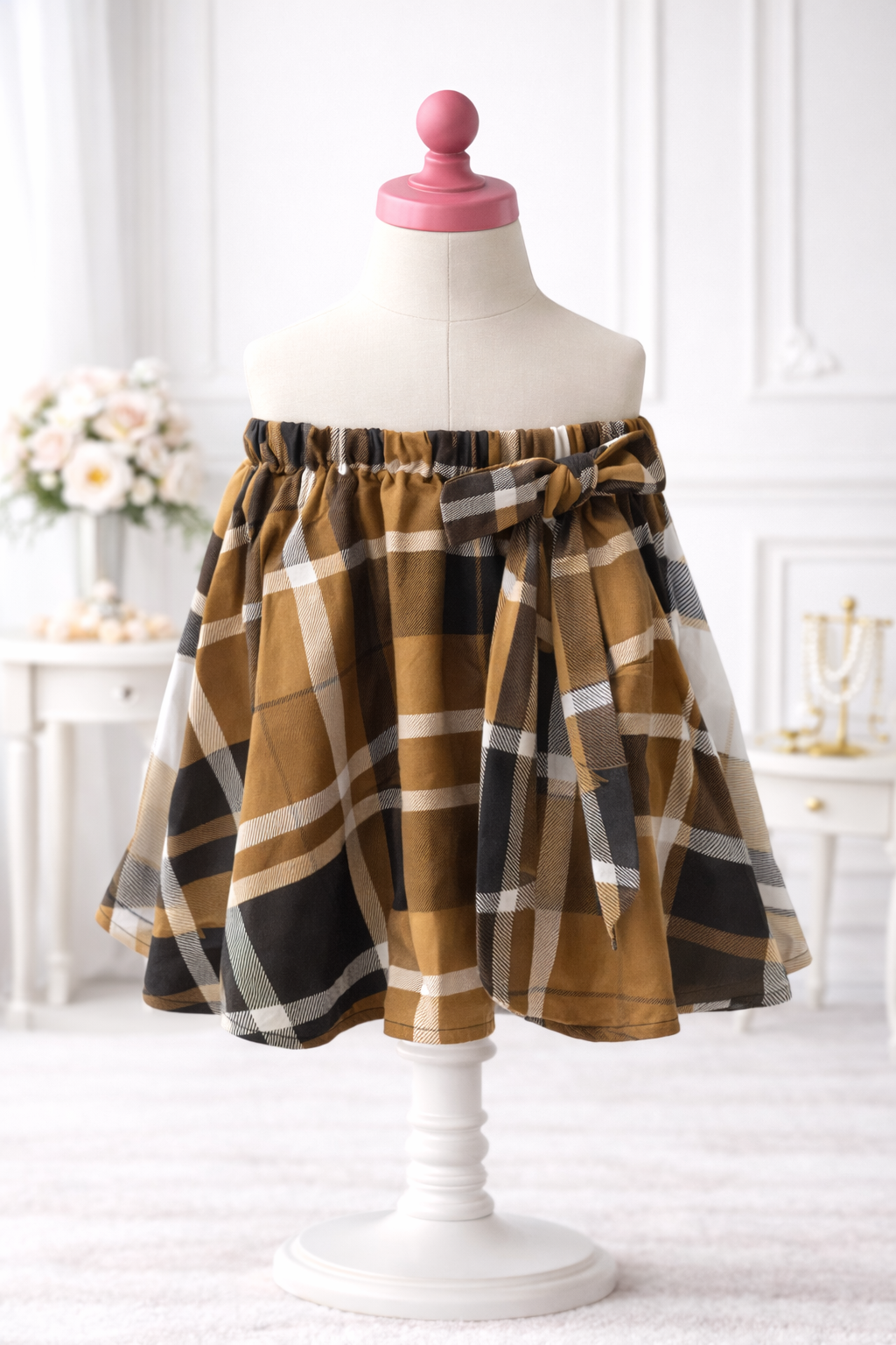 Brown Checkered