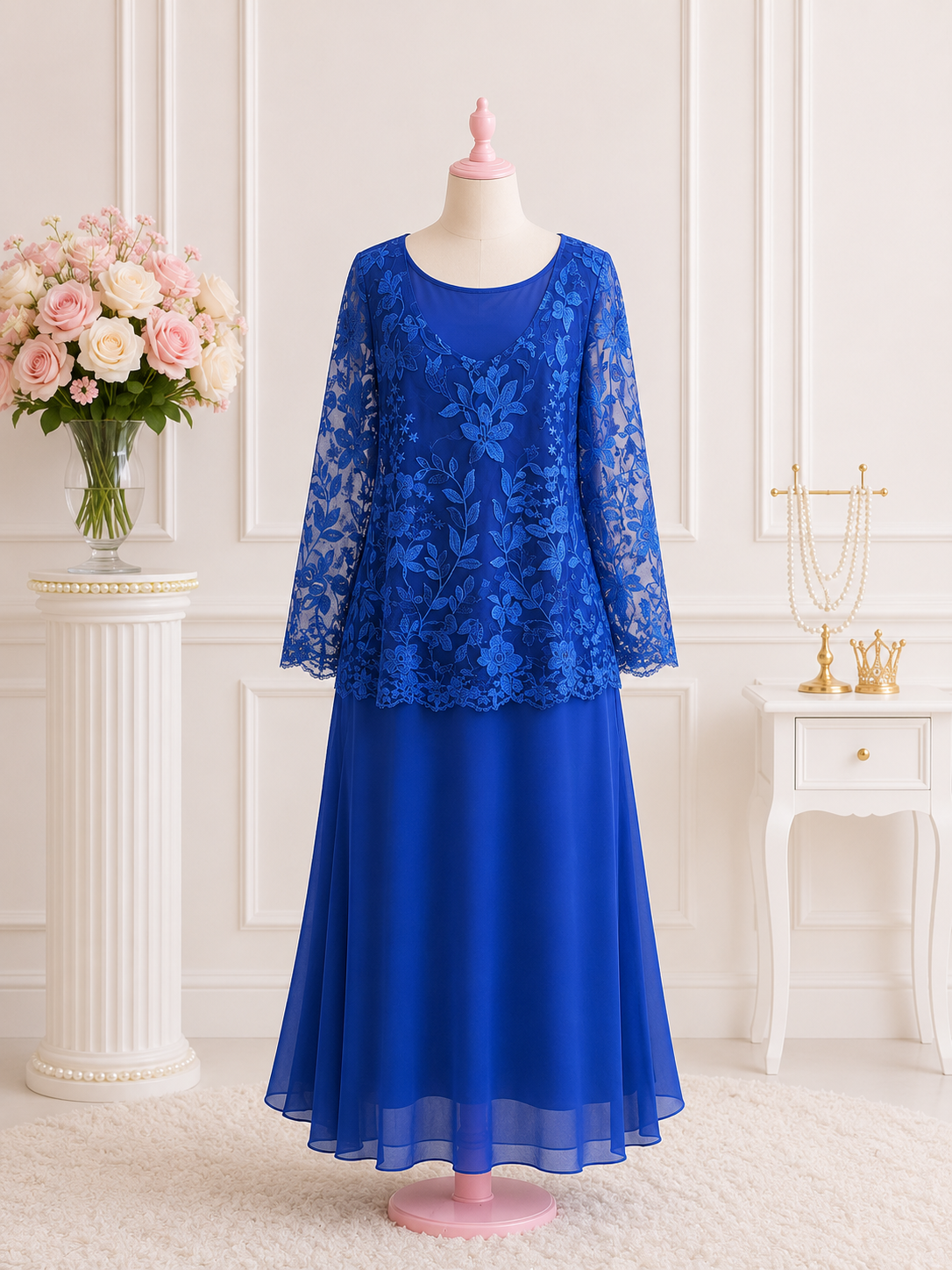 Blue formal dress