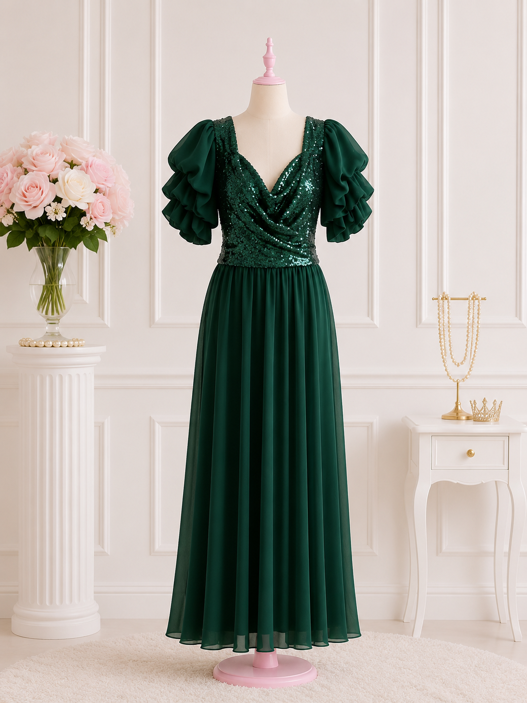 Emerald Enchantment Gown