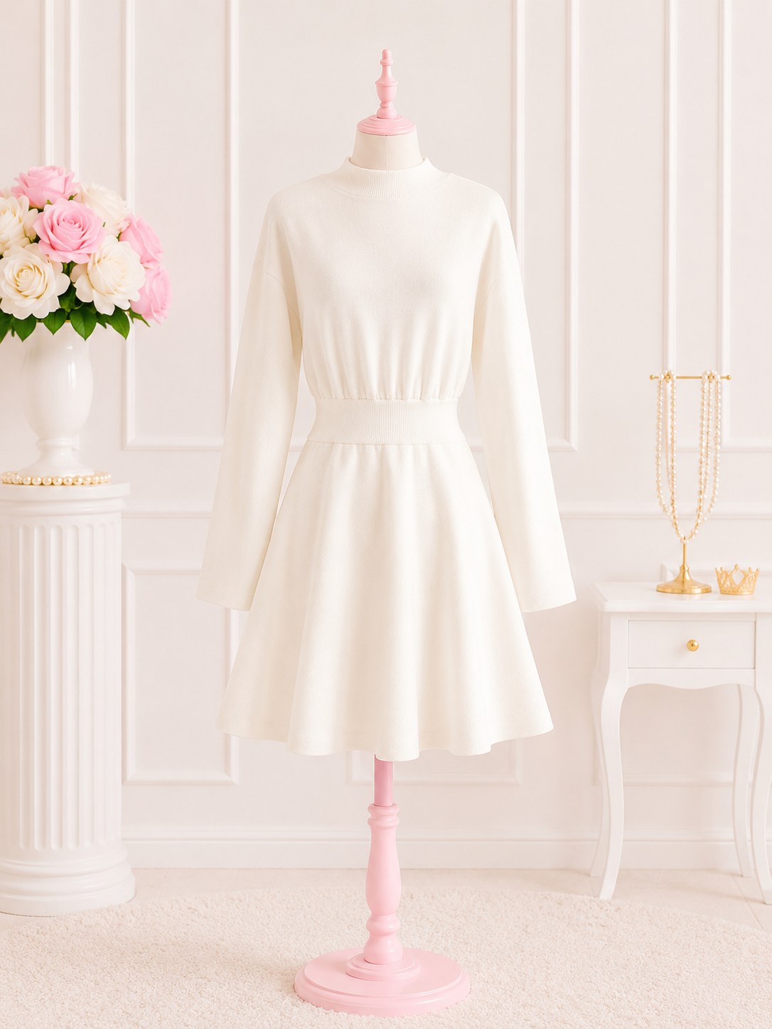 Snow Blossom Dress