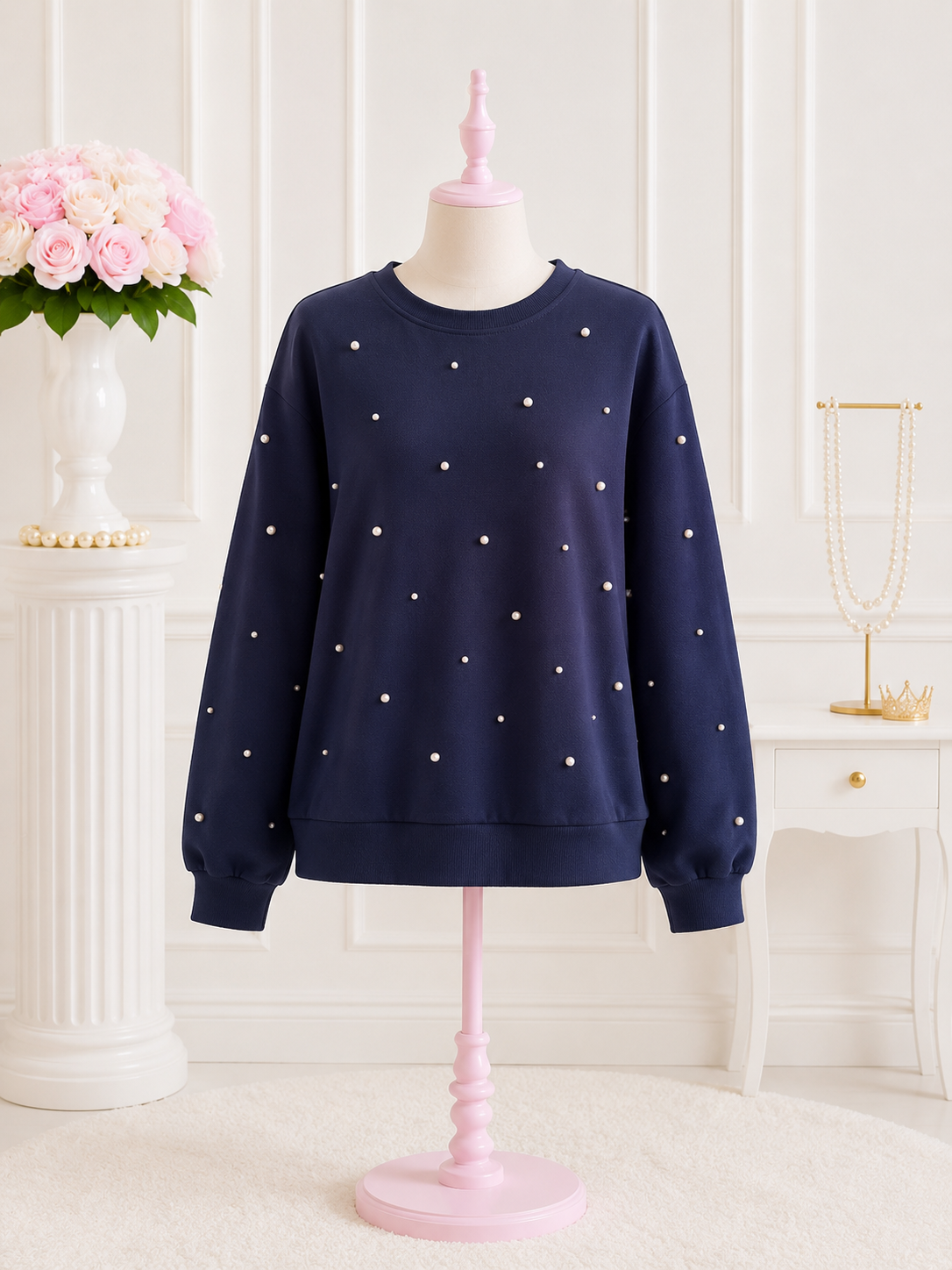 Sapphire Pearl Knit