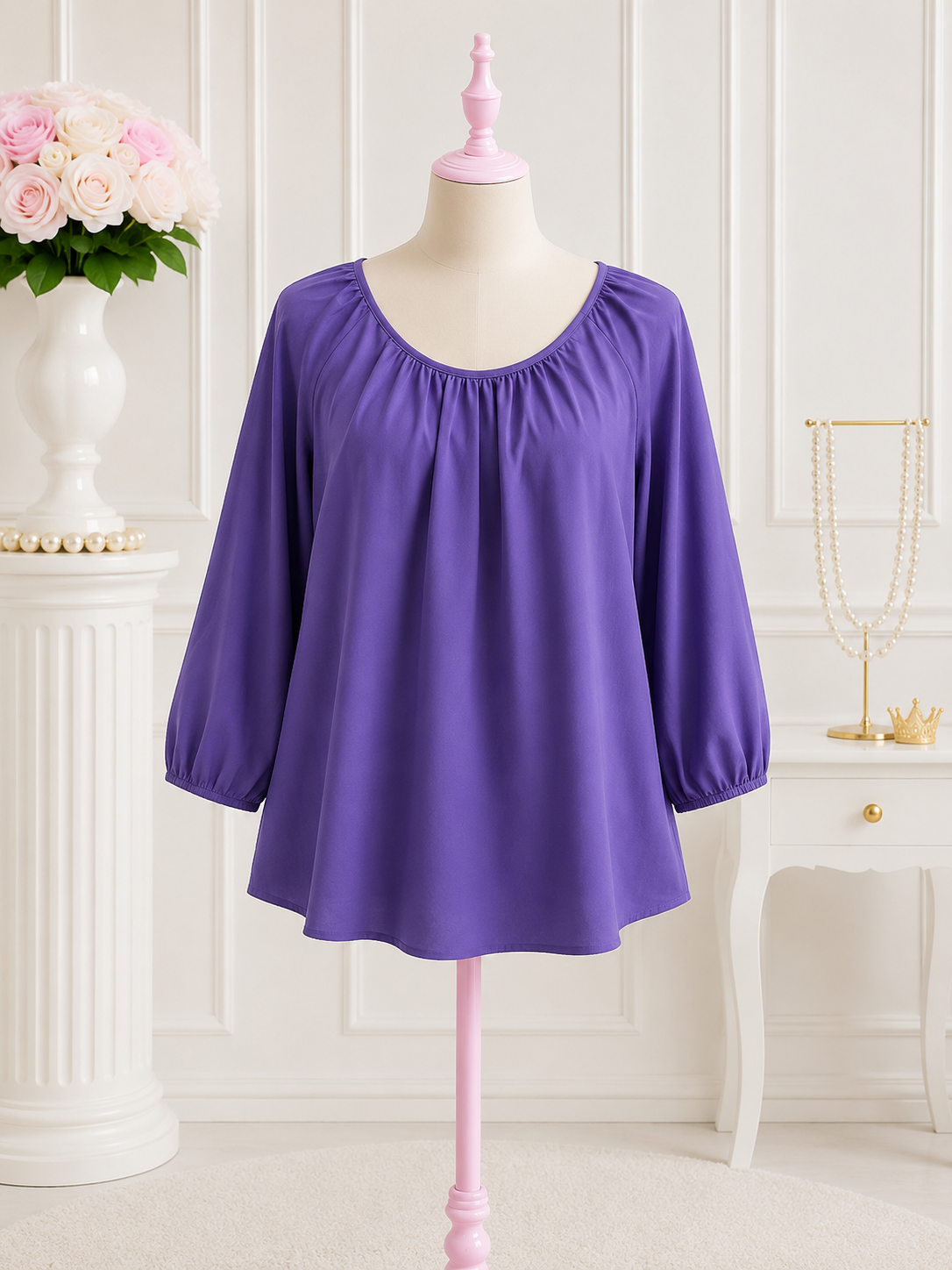 Lilac Luxe Blouse
