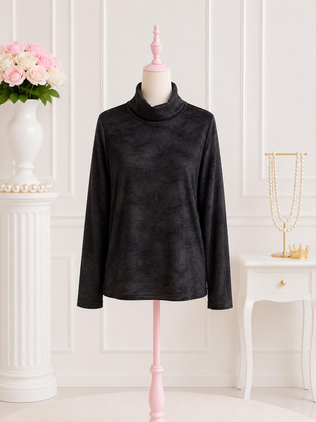 Midnight Luxe Turtleneck