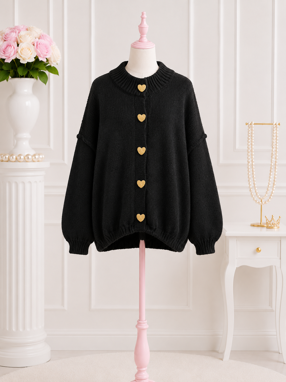 Midnight Heart Cardigan