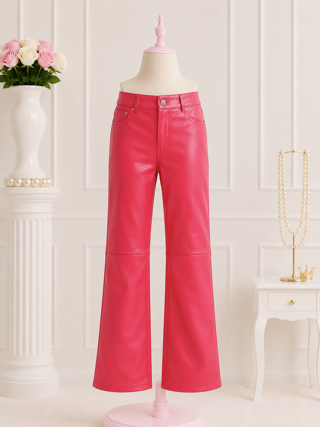 Pink Leather Pants