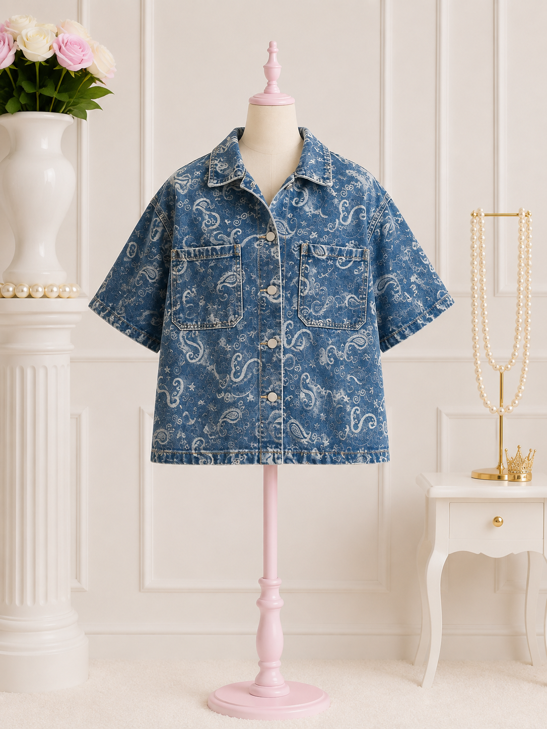 Paisley Denim Jacket