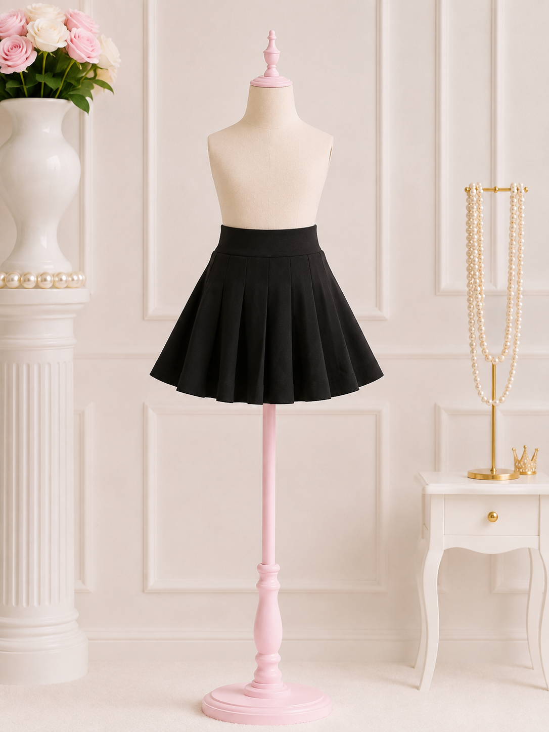 Midnight Pleated Skirt