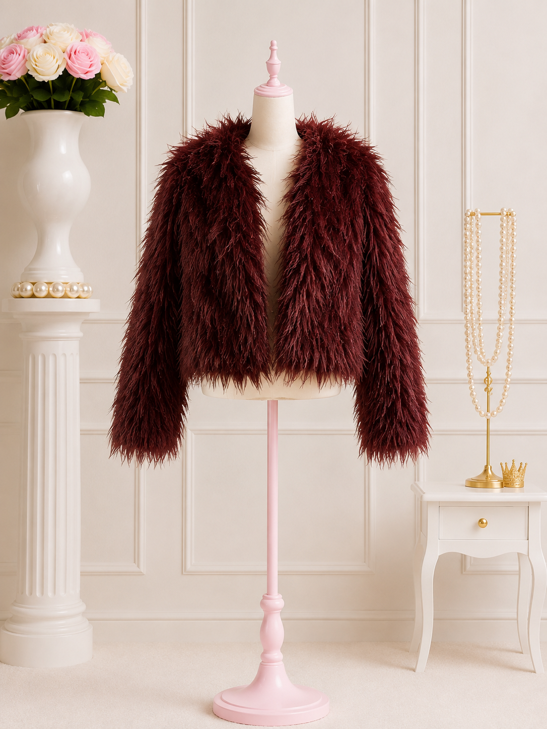 Ruby Fur Jacket