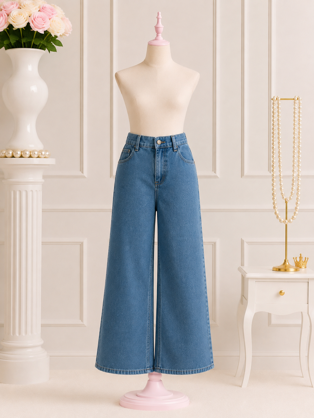 Wide-Leg Jeans