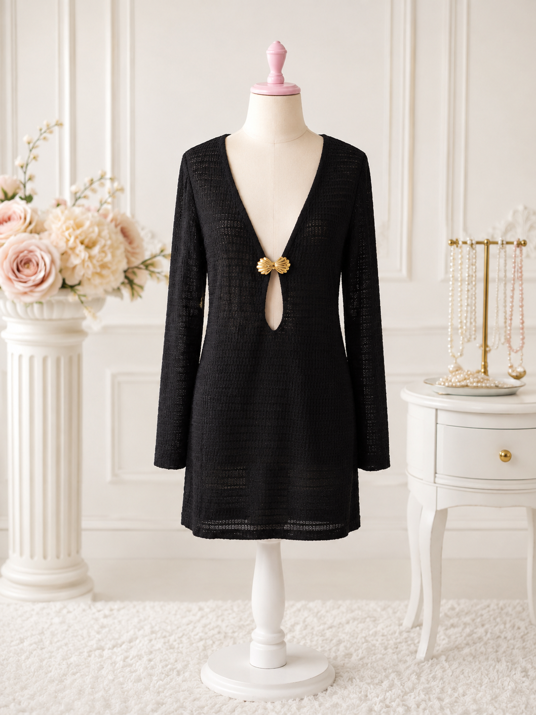 Midnight Bow Dress