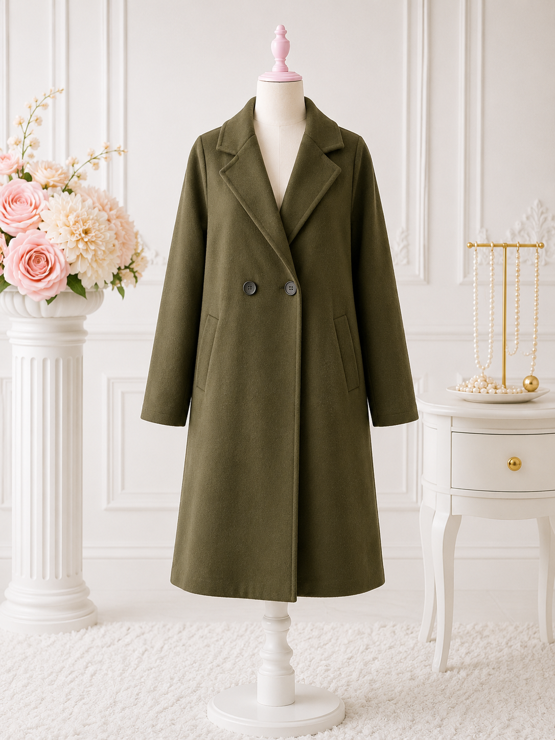 Olive Luxe Coat