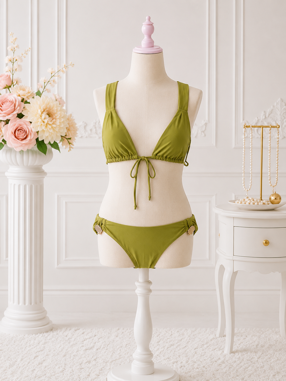 Olive Shell Bikini