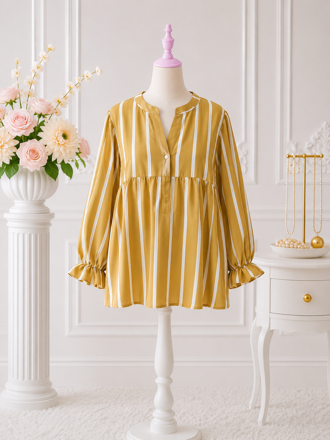 Golden Stripe Blouse