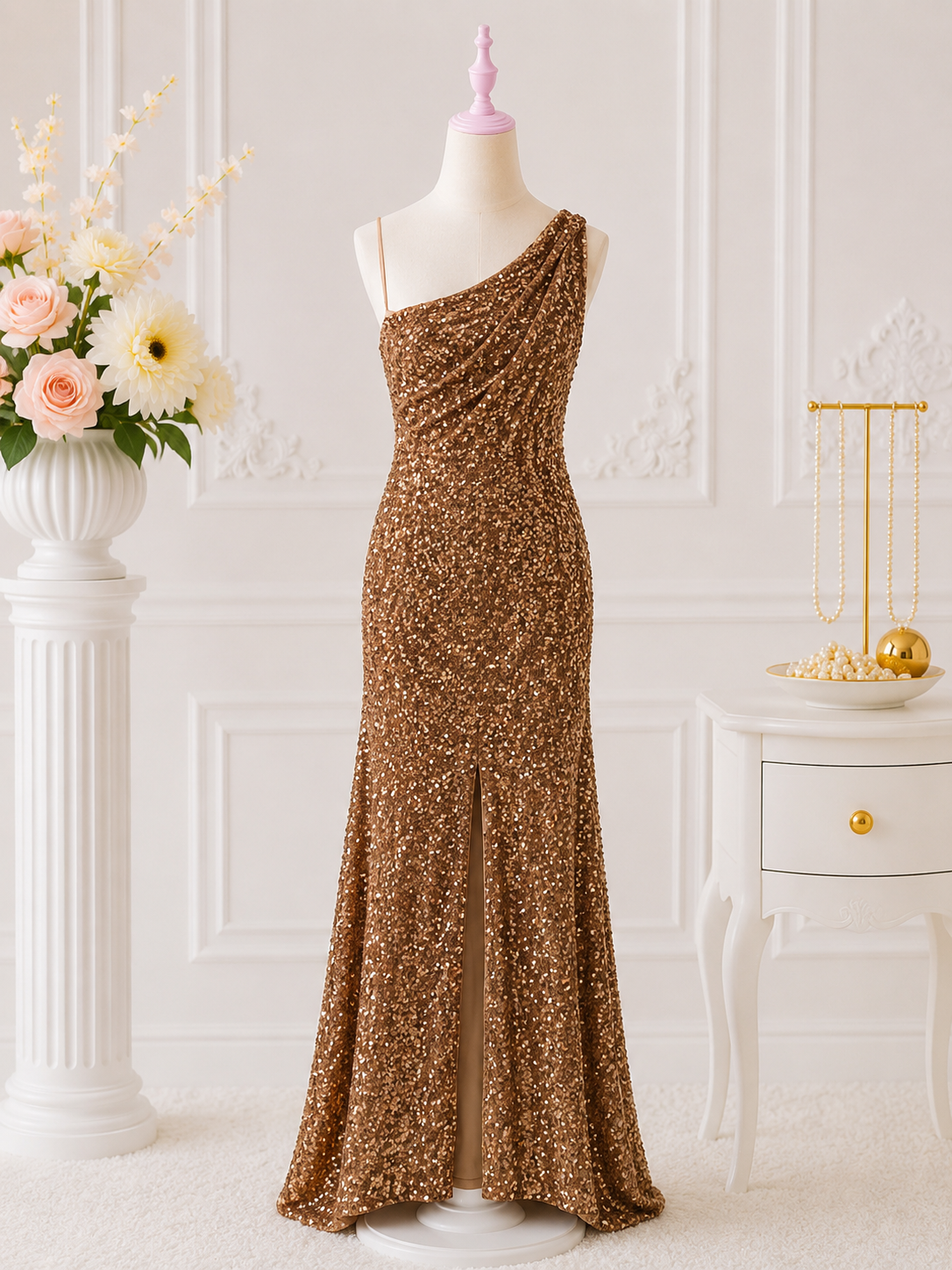 Golden Glow Gown