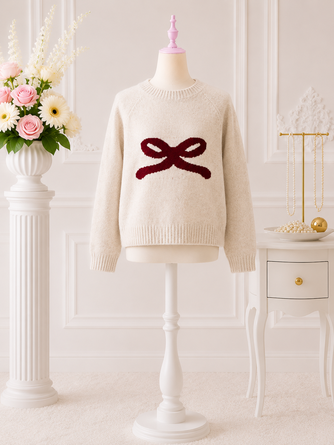 Bow Knit Sweater