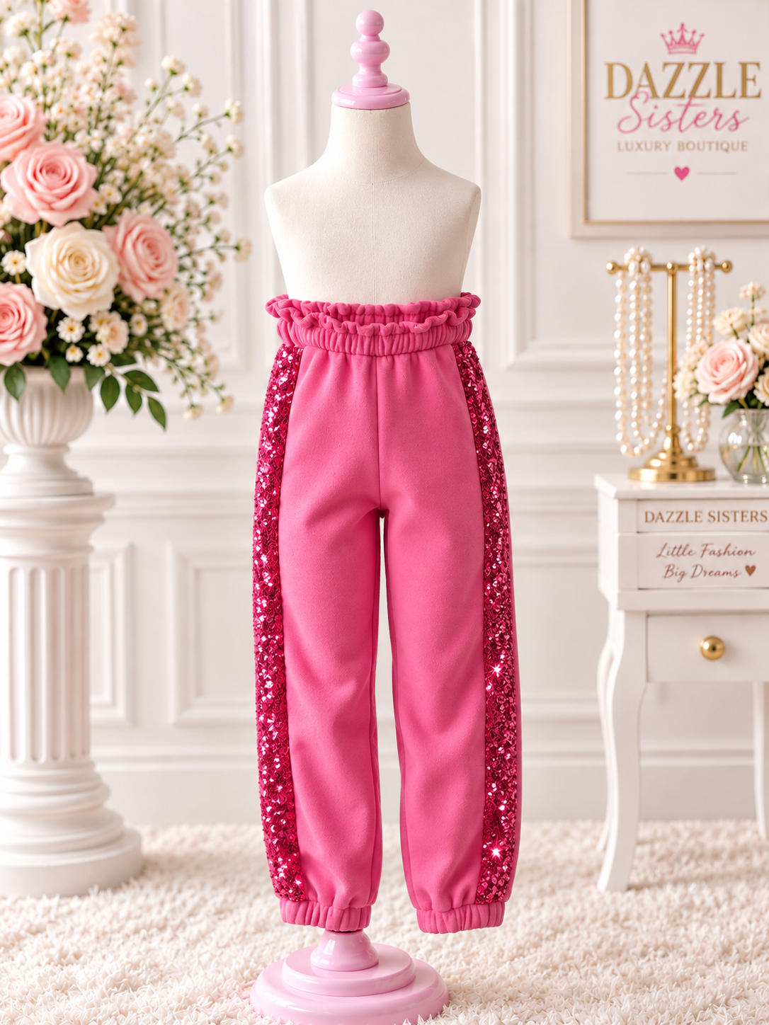 Pink Sparkle Sweats