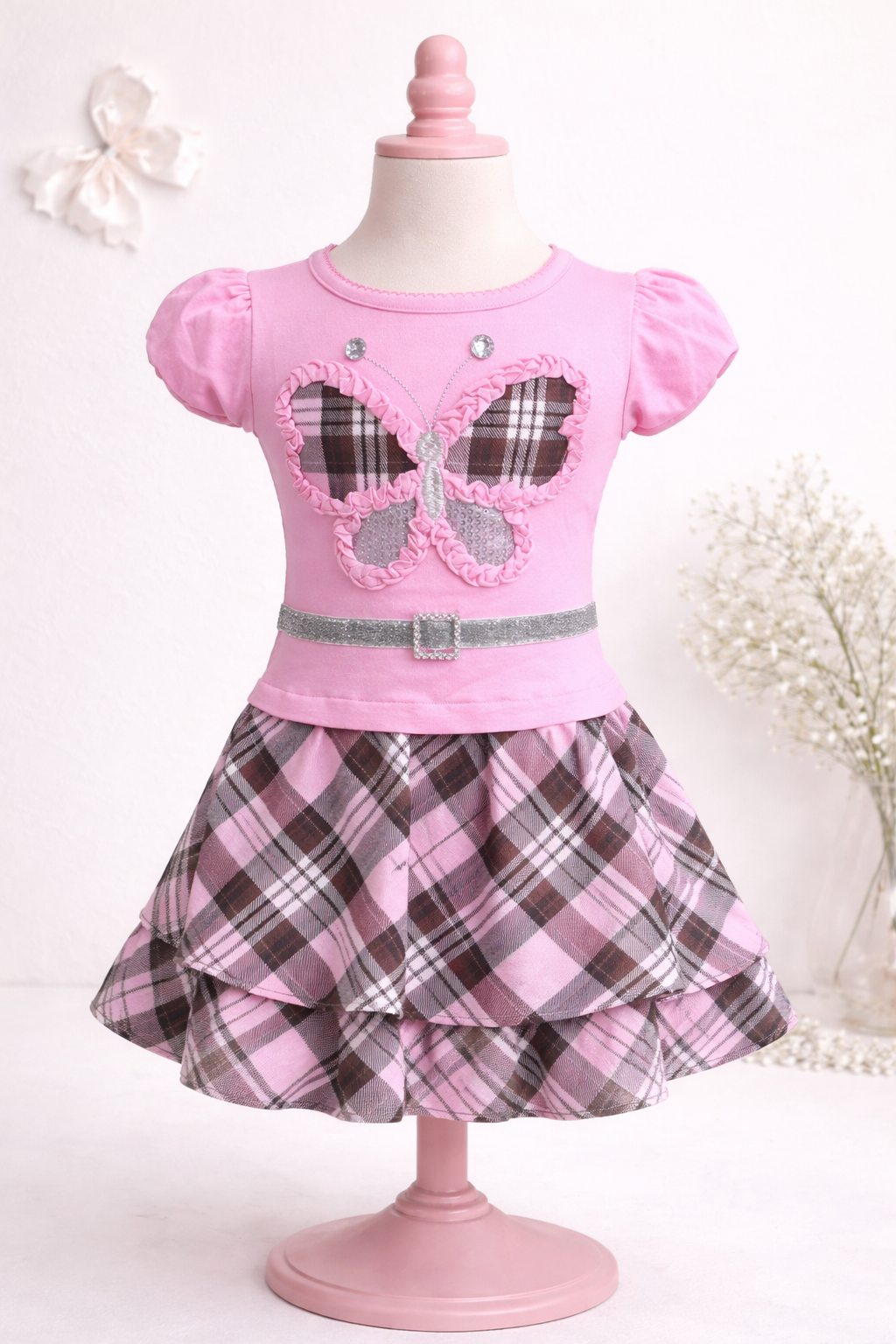 Pretty Butterfly Plaid