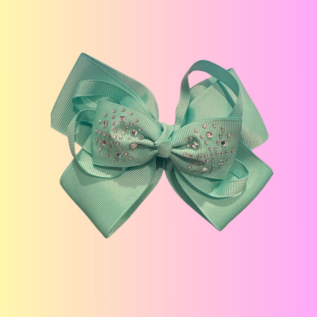 Mint Sparkle Bow