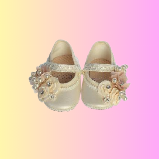 Brown Flower Shoe