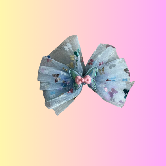 Blue Light Butterfly Bow