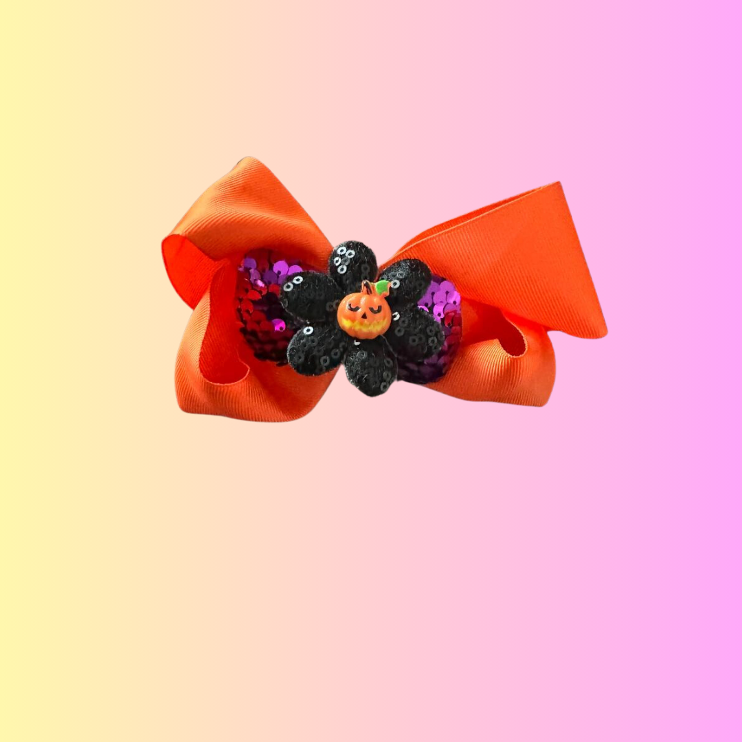 Pumpkin Bow Flower