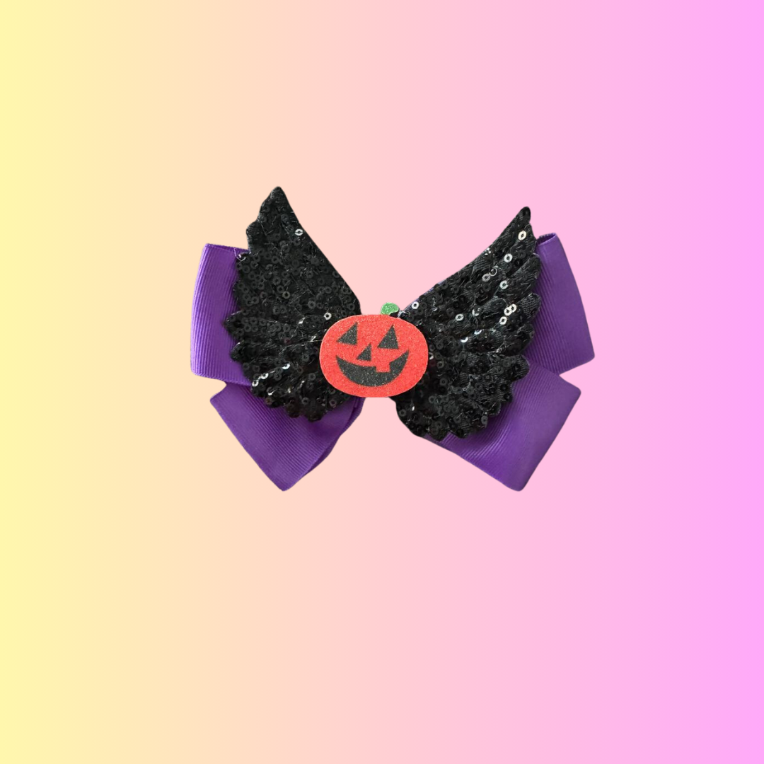 Pumpkin Bow Black