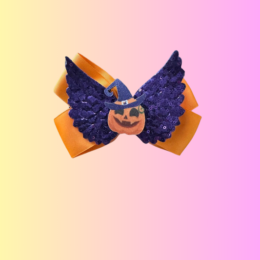 Pumpkin Bow Wings