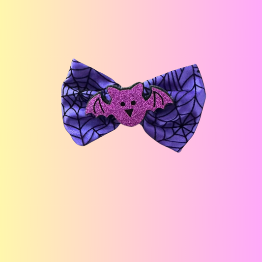 Bat Bow Purple