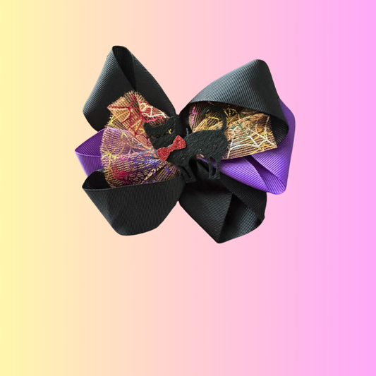 Cat Bow Purple